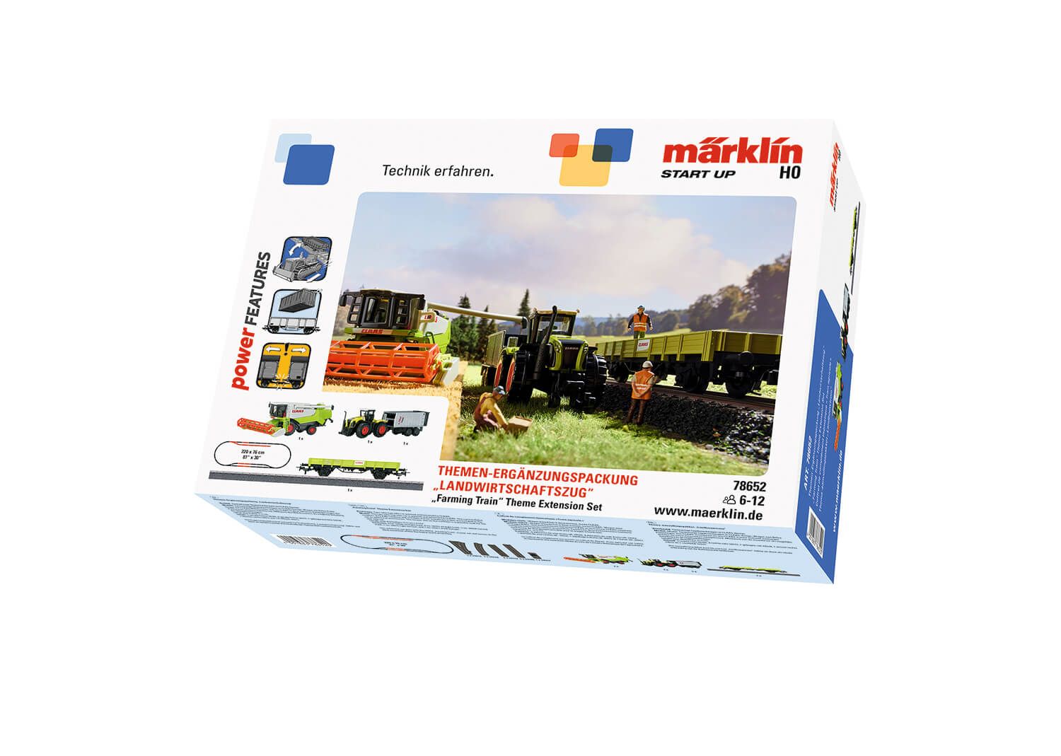 Märklin 78652 Start up - Themen-Ergänzungspackung Landwirtschaftszug CLAAS