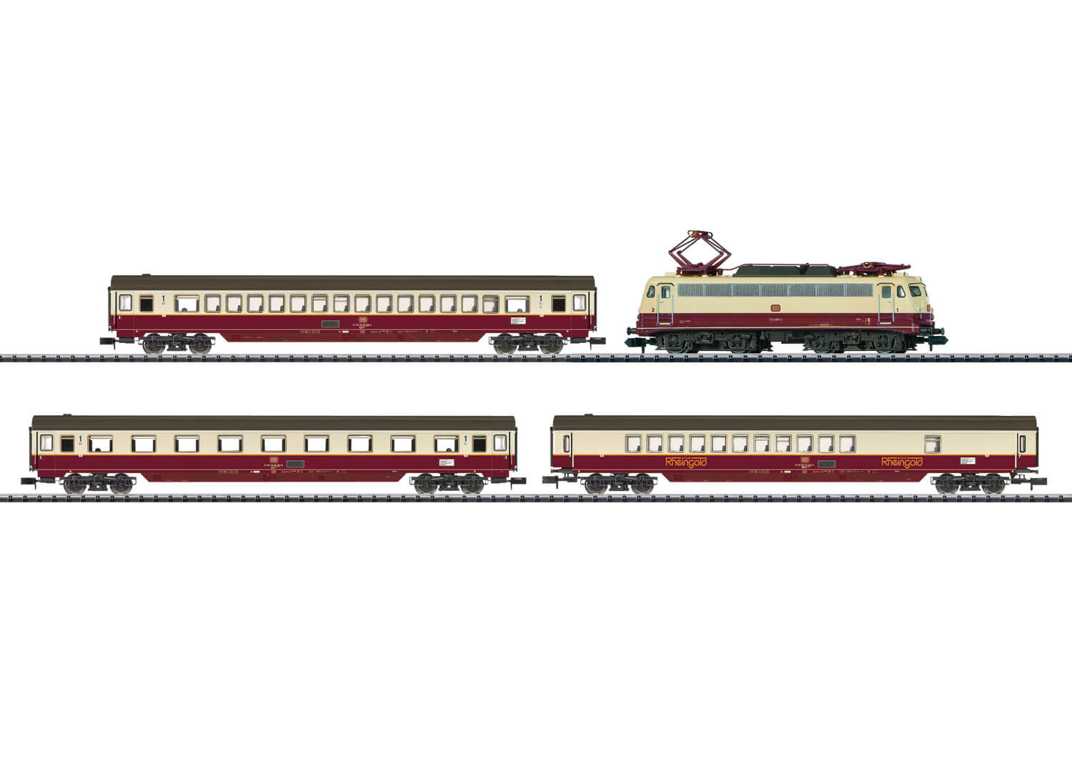 Minitrix 11627 Spur N Zug-Set "Rheingold Flügelzug" digital