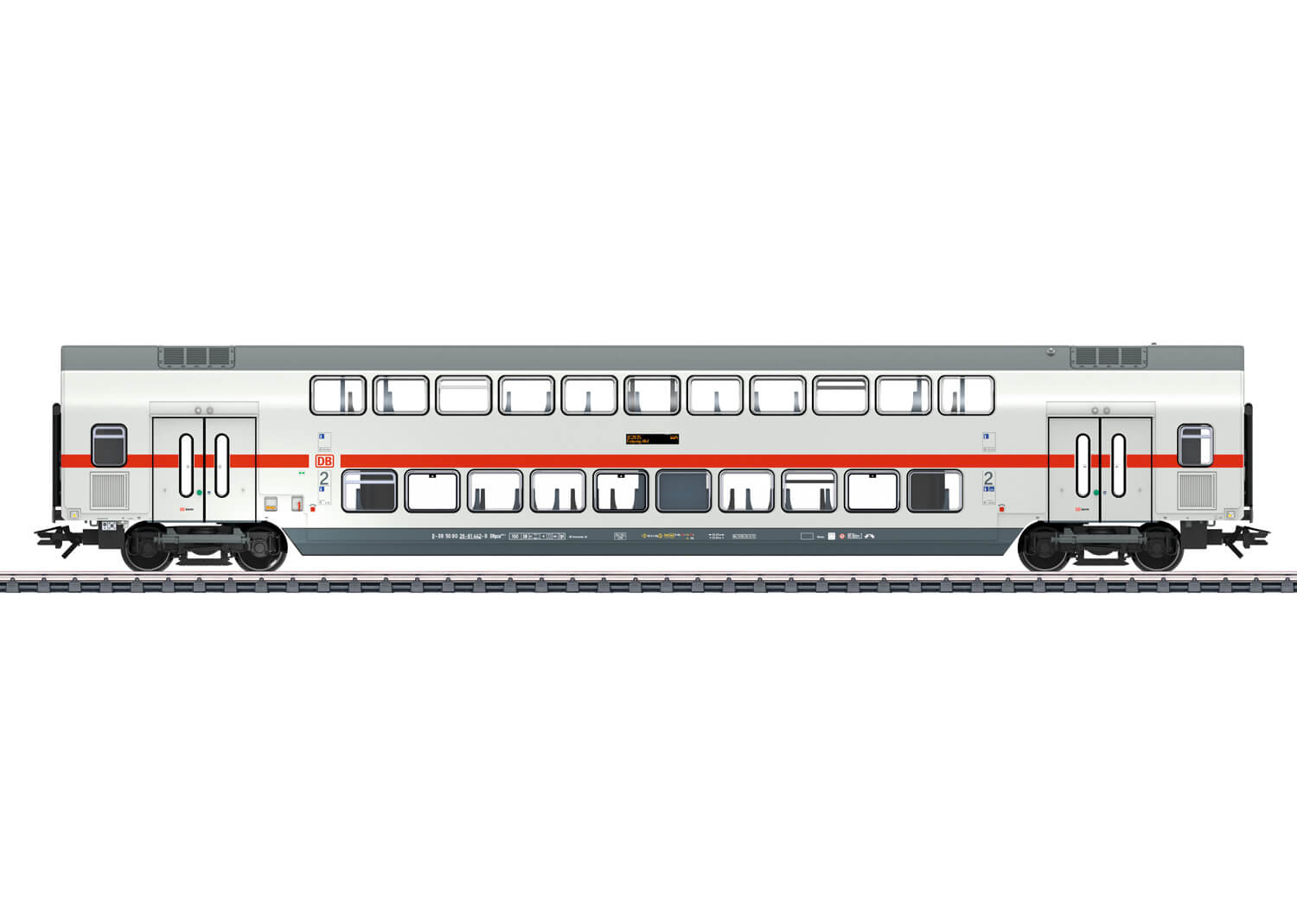 Märklin 43485 IC2 Doppelstock-Mittelwagen 2. Klasse DBpza 682.2