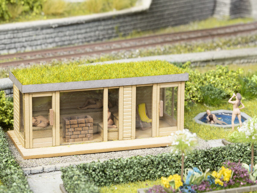 NOCH 14397 Sauna mit Ausblick