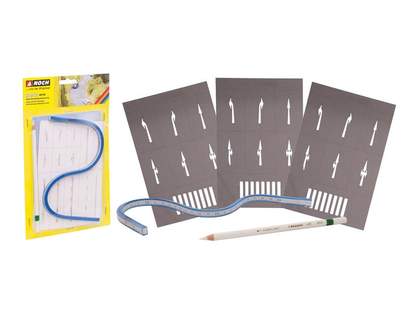 NOCH 60817 Perfekt-Set Straße mit DVD