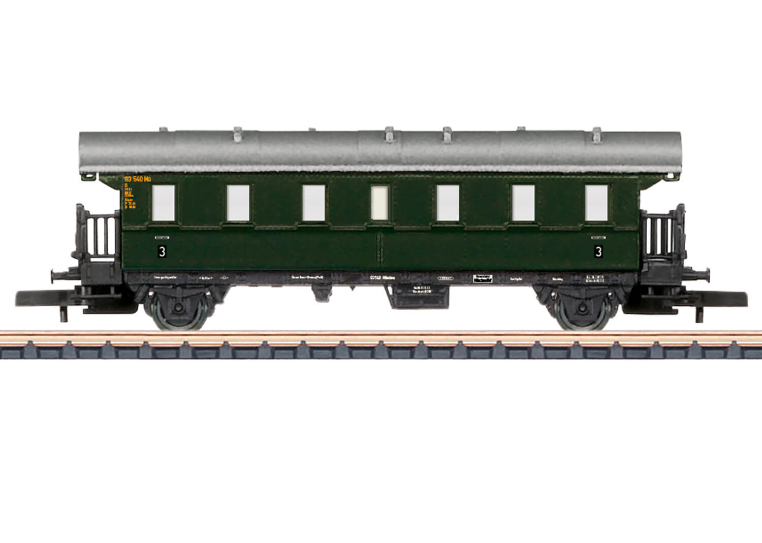 Märklin Z 87512 Einheitspersonenwagen "Donnerbüchse" 3. Klasse der DB