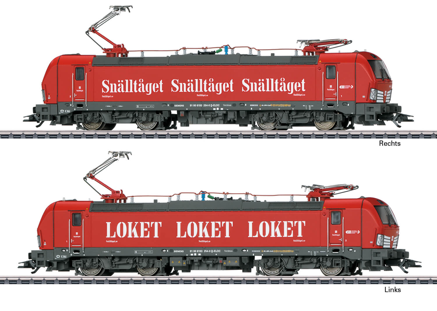 Märklin 36184 H0 Elektrolokomotive Baureihe 193 Vectron der ELL