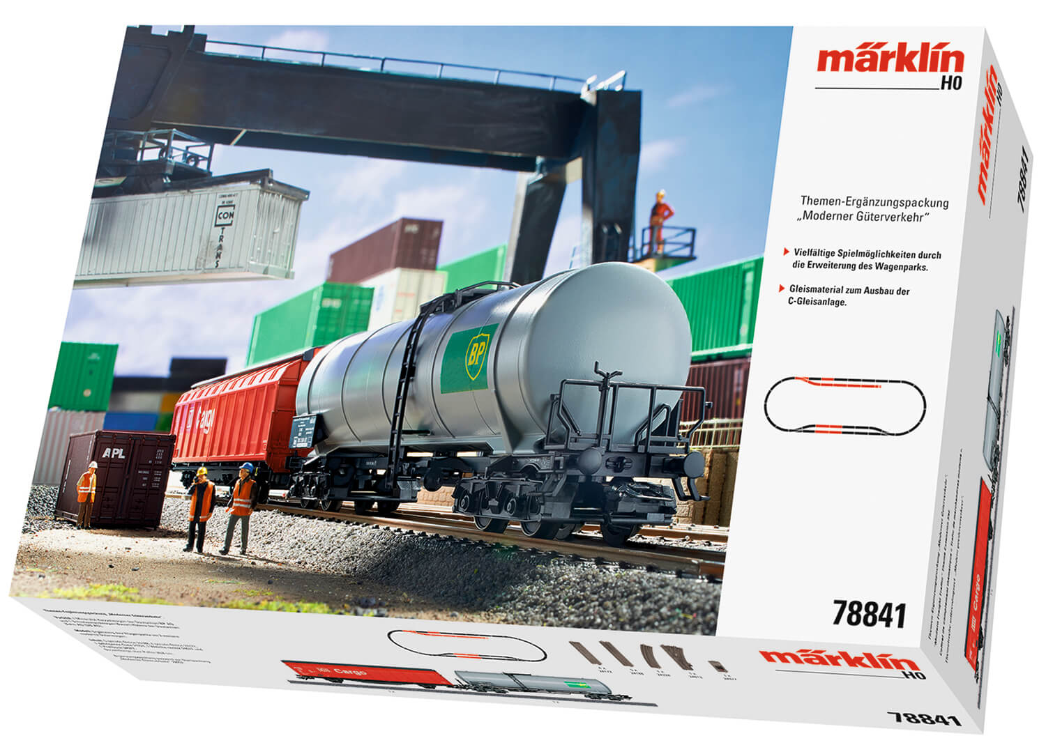 Märklin 78841 Themen-Ergänzungspackung "Moderner Güterverkehr"