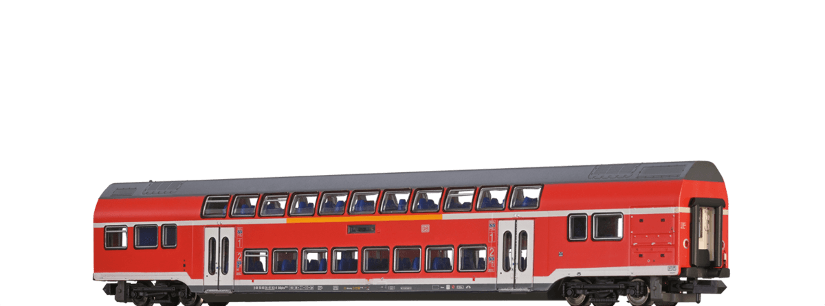 BRAWA 64521 TWINDEXX Vario® Doppelstock-Mittelwagen, 2. Kl. der DB AG
