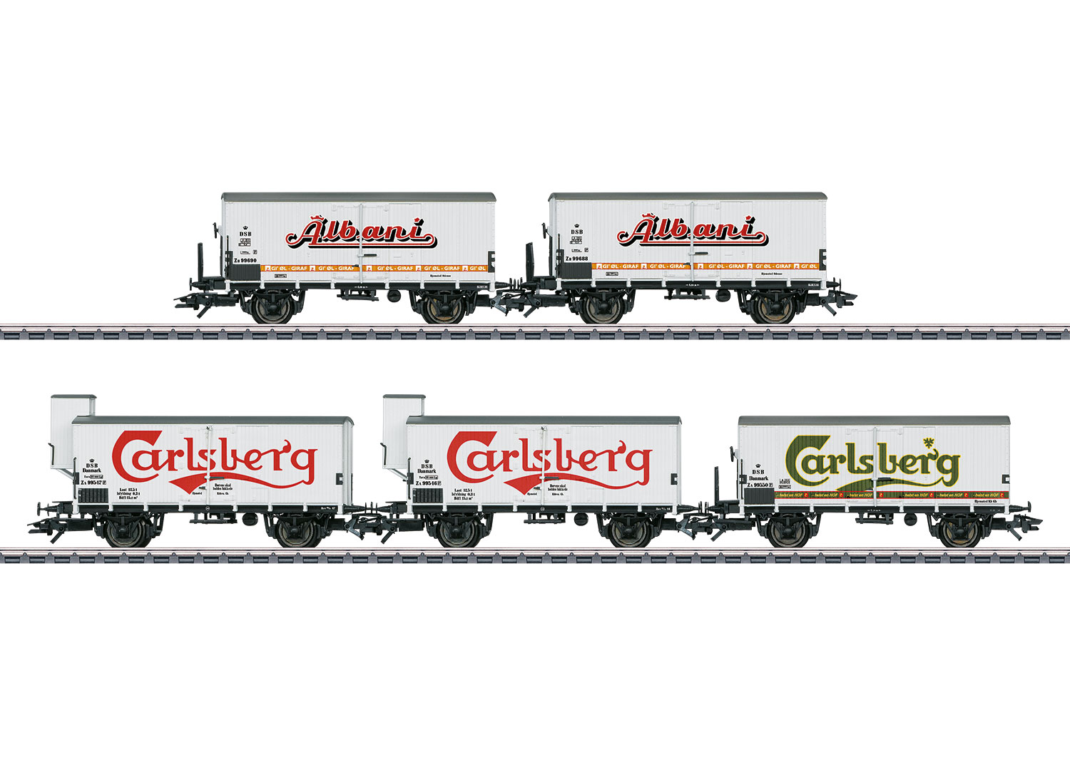 Märklin 48779 Bierwagen-Set Typ IB, DSB