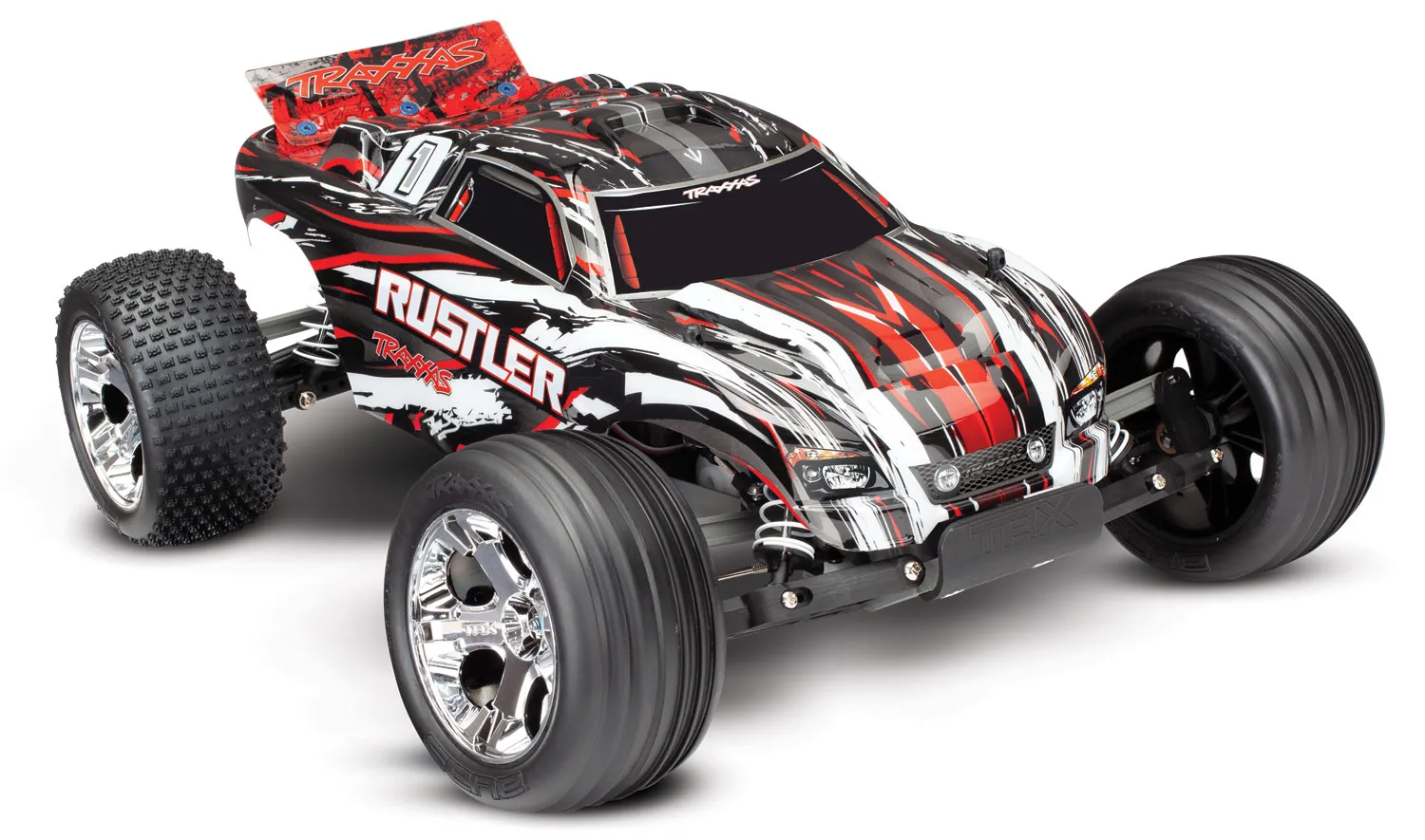 TRAXXAS® 37054-4RED TRAXXAS Rustler XL-5® rot RTR