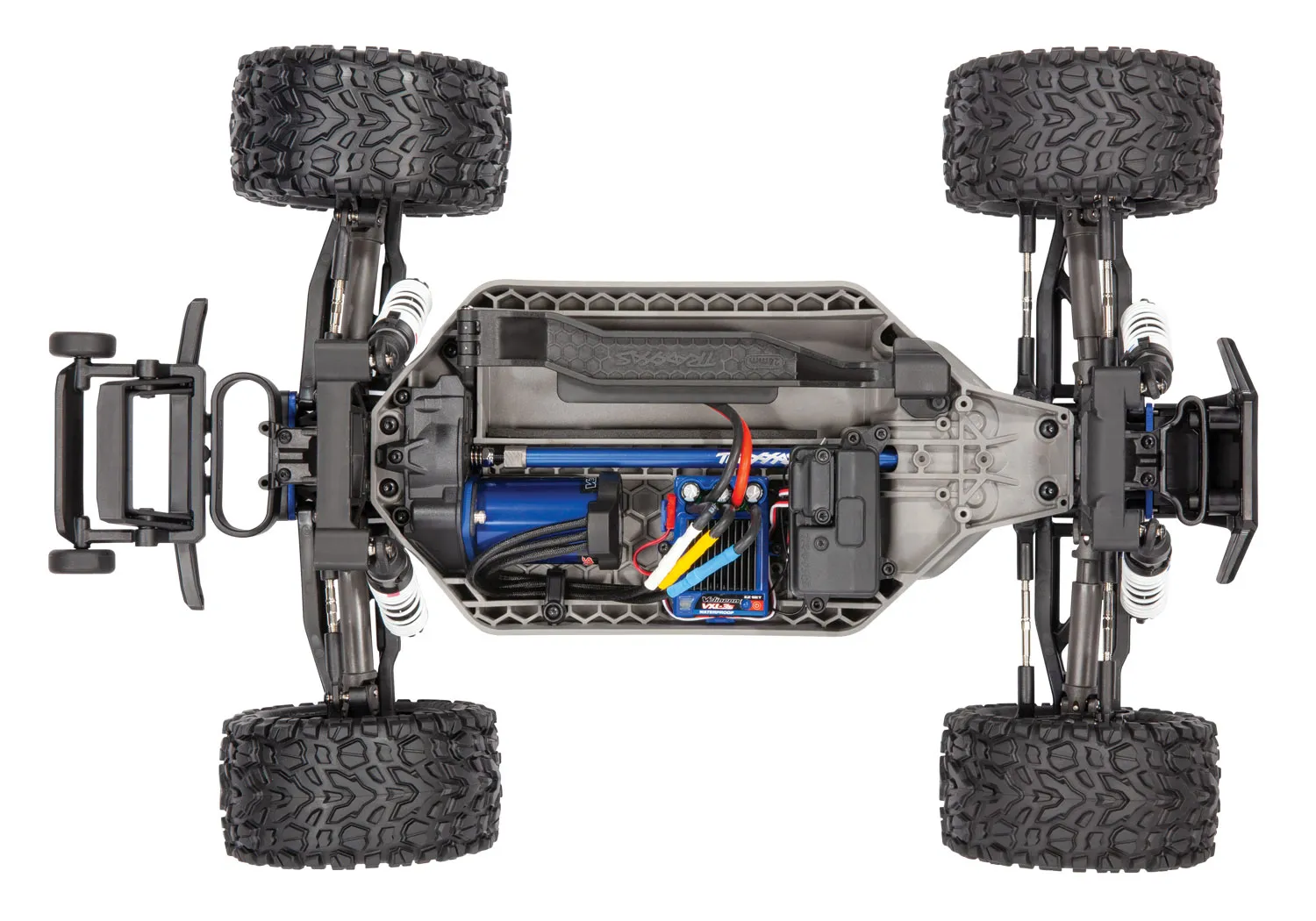 TRAXXAS® 67076-4GRN Rustler 4x4 VXL grün/blau RTR