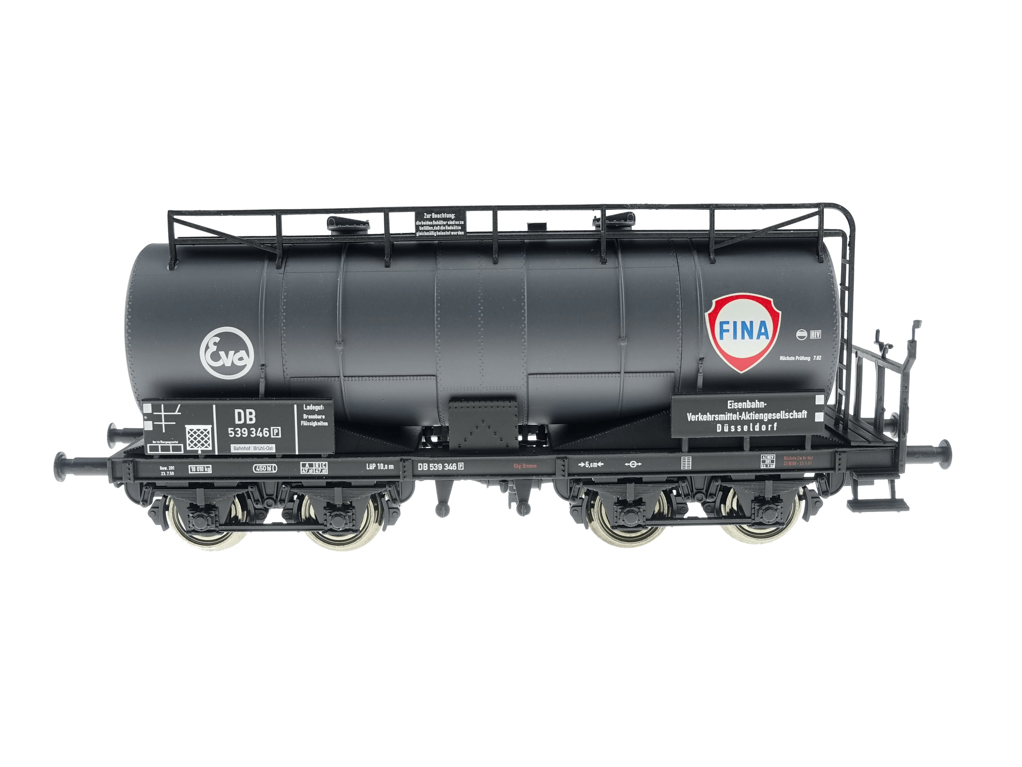 BRAWA 47088 H0 4-achsiger Kesselwagen Fina EVA