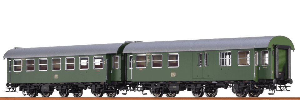 BRAWA 46305 PERSONENWAGEN B3YG UND BD3YG DER DB 2ER-SET