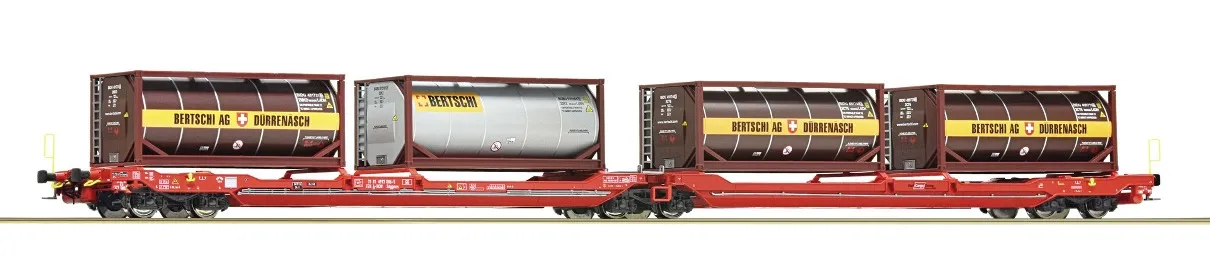 Roco 77389 Doppeltaschen-Gelenkwagen T3000e ÖBB RCW