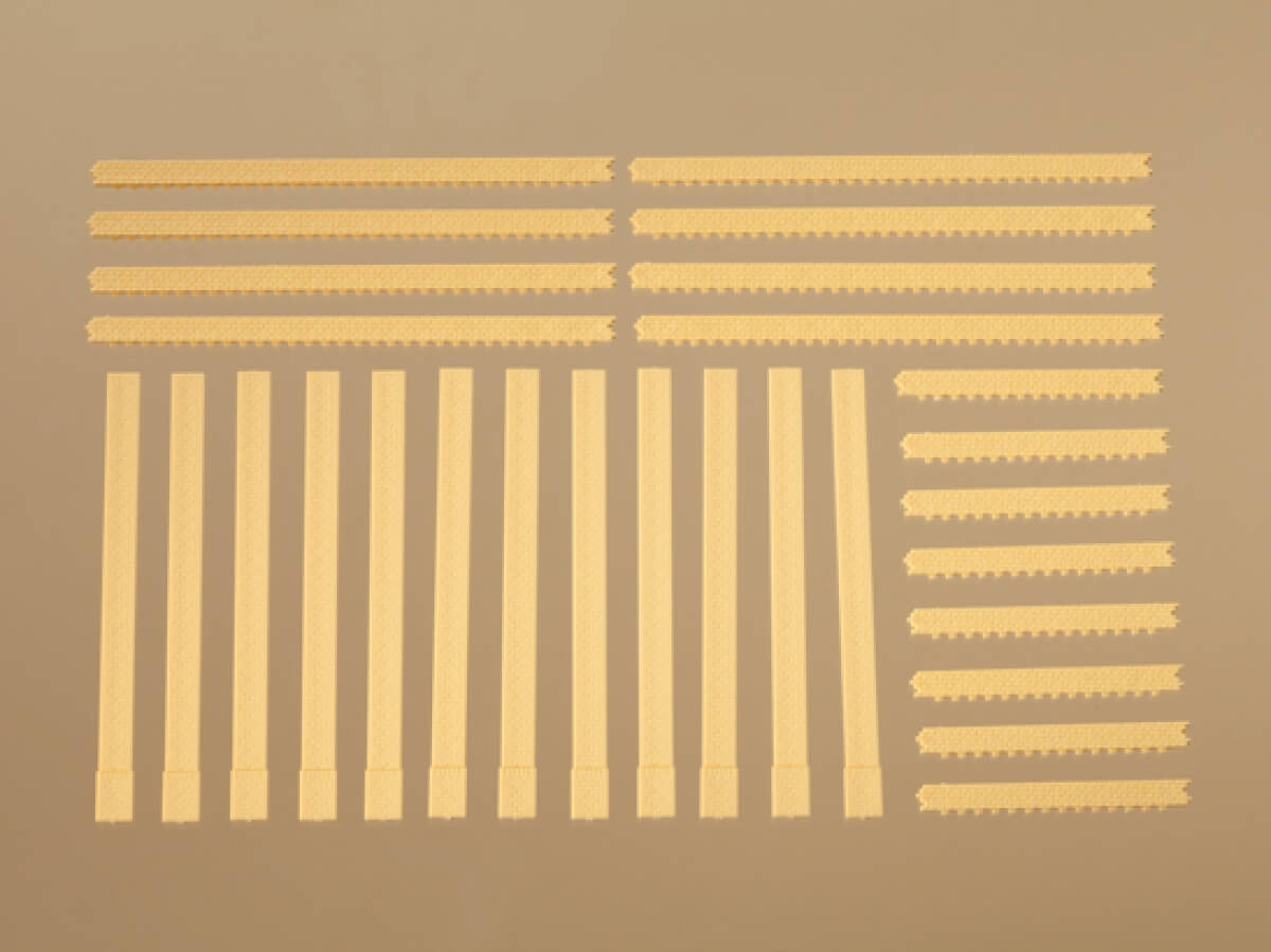 Auhagen 80403 H0 Säulen und Ziegelfriese gelb