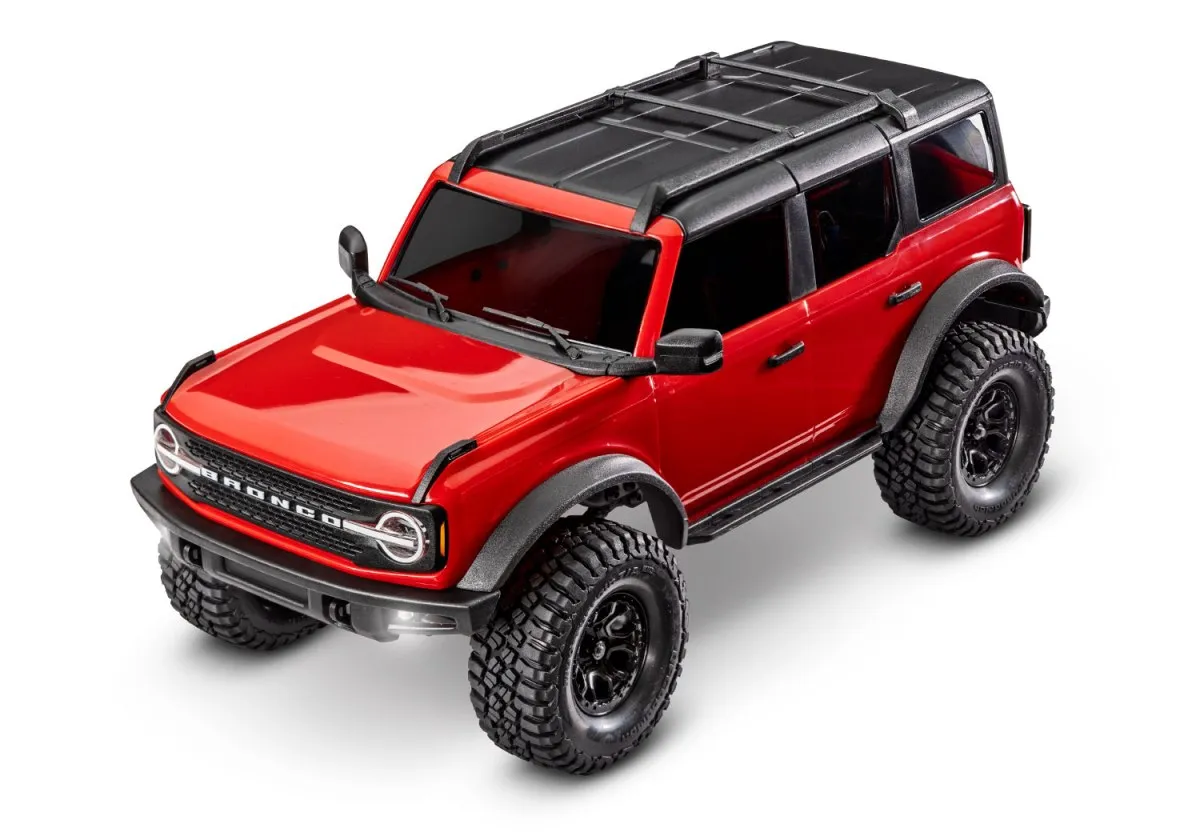 TRAXXAS® 97074-1RED TRX-4M Ford Bronco Rot RTR 4WD Akku Lader
