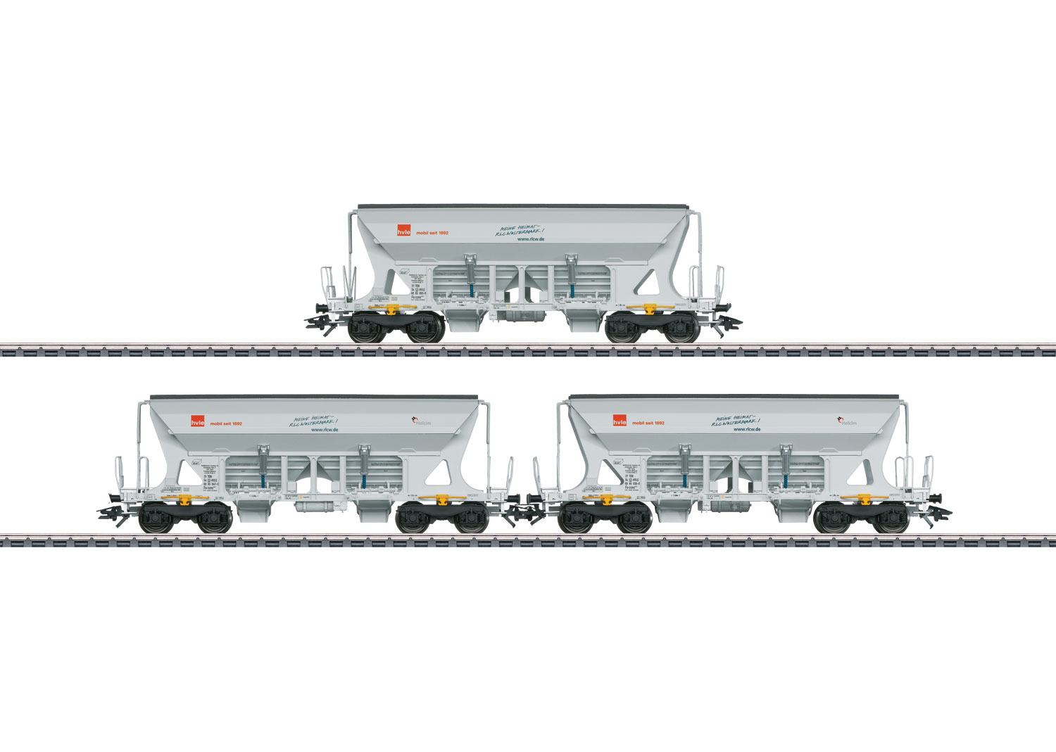 Schüttgutwagen-Set Faccns HVLE
