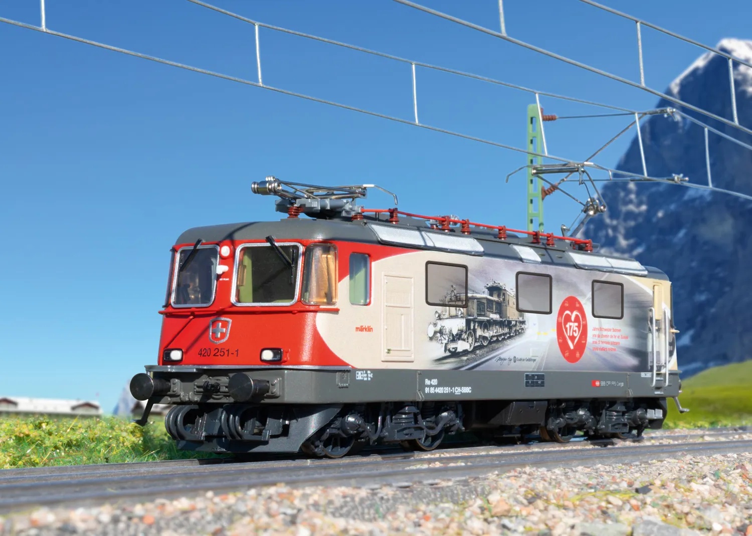Märklin 37875 Elektrolokomotive Re 420 SBB 175 Jahre Schweizer Bahnen