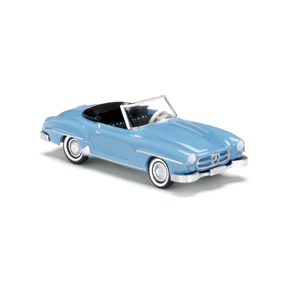 Wiking 025002 Mercedes-Benz 190 SL Cabrio hellblau