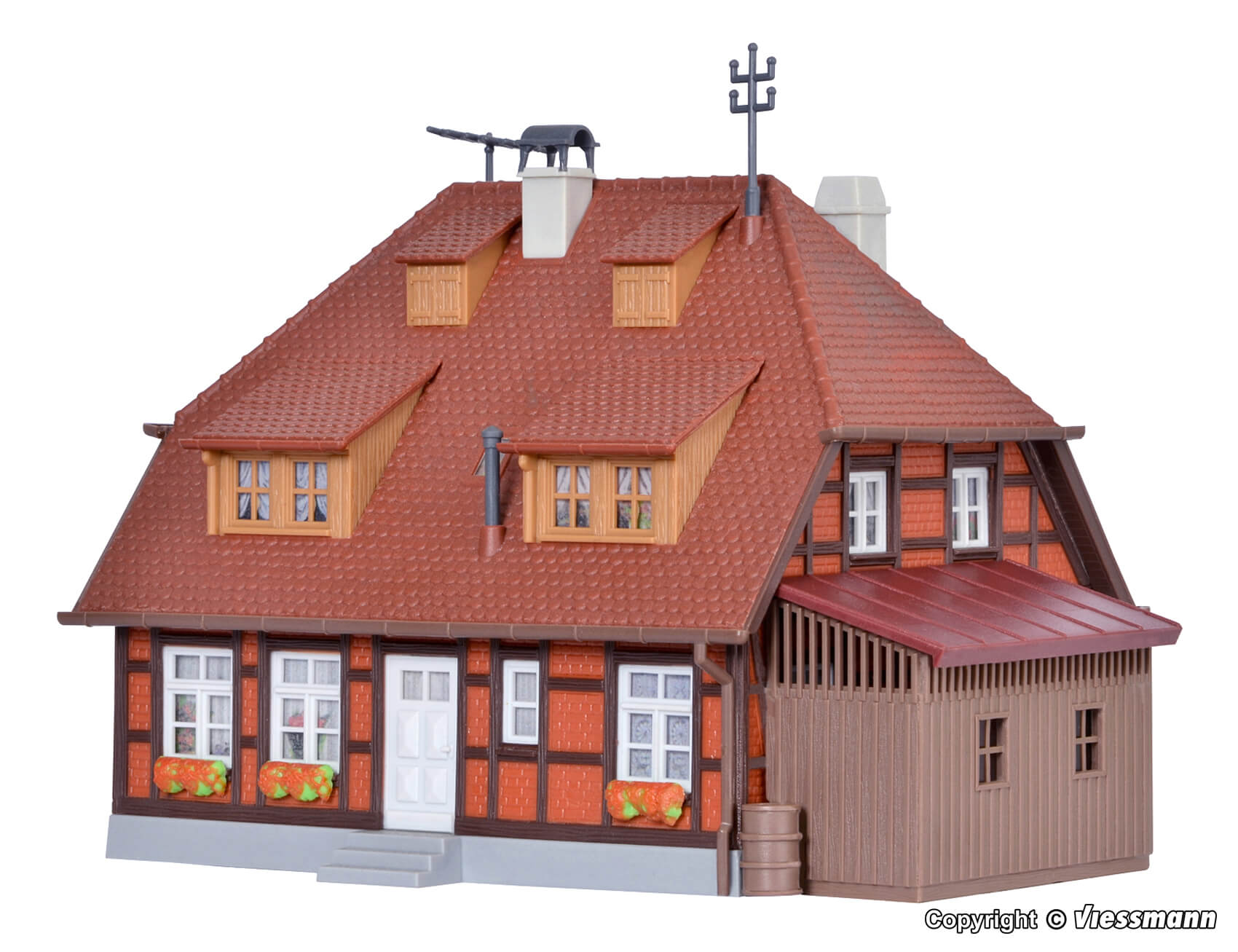 kibri 38209 Haus Mühlenweg Spreewald inkl. Hausbeleuchtungs-Startset