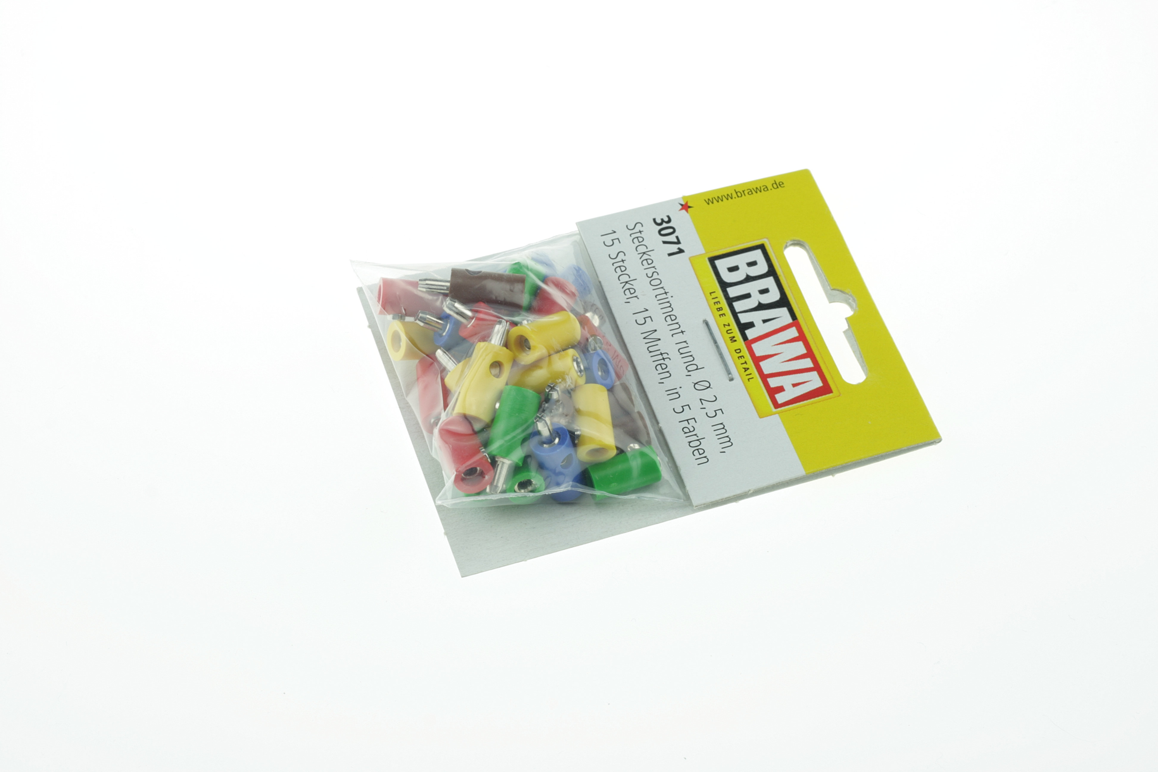 BRAWA 3071 Stecker- und Muffensortiment, 2,5 mm