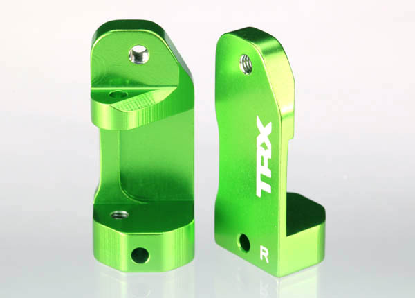 TRAXXAS® 3632G grüne Aluminium Lenkhebelhalter Caster blocks links und rechts 30°