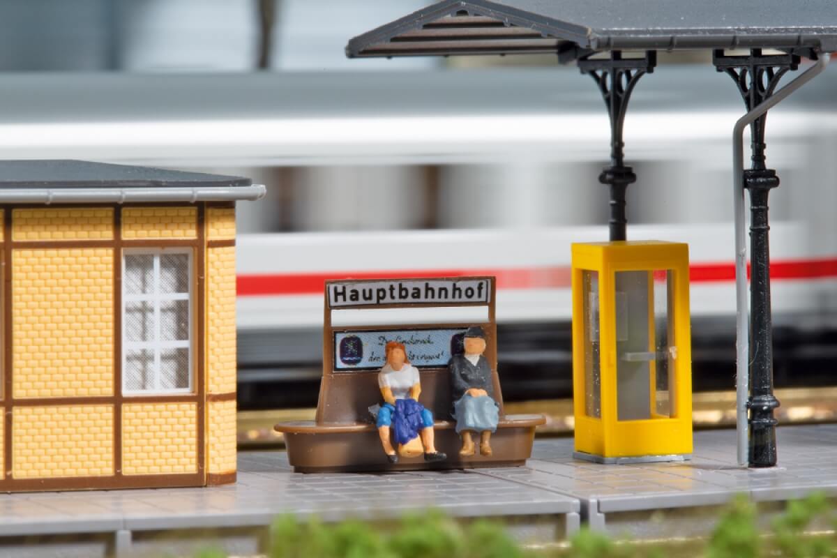 Auhagen 14484 Spur N Bahnhofsausstattung