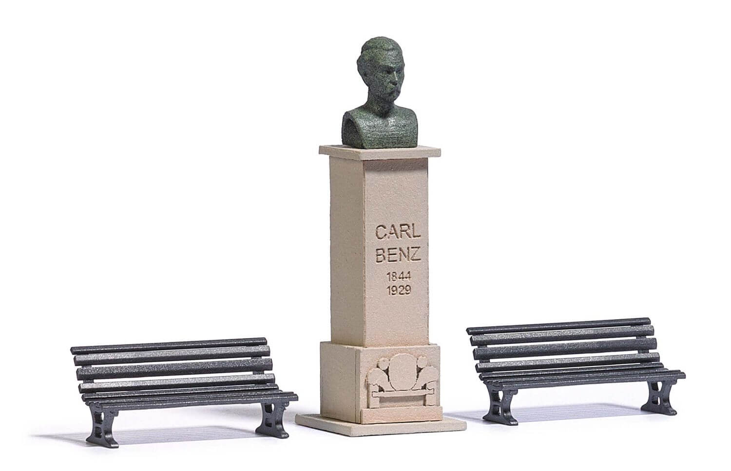 BUSCH 7732 H0 Carl Benz Statue