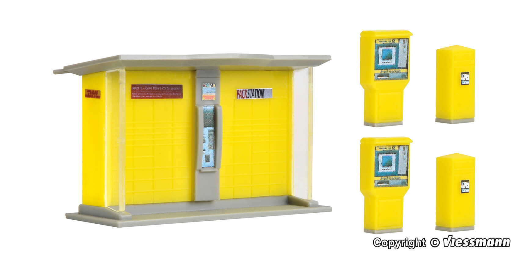 H0 Vollmer 43777 DHL Packstation Briefkästen Briefmarkenautomaten
