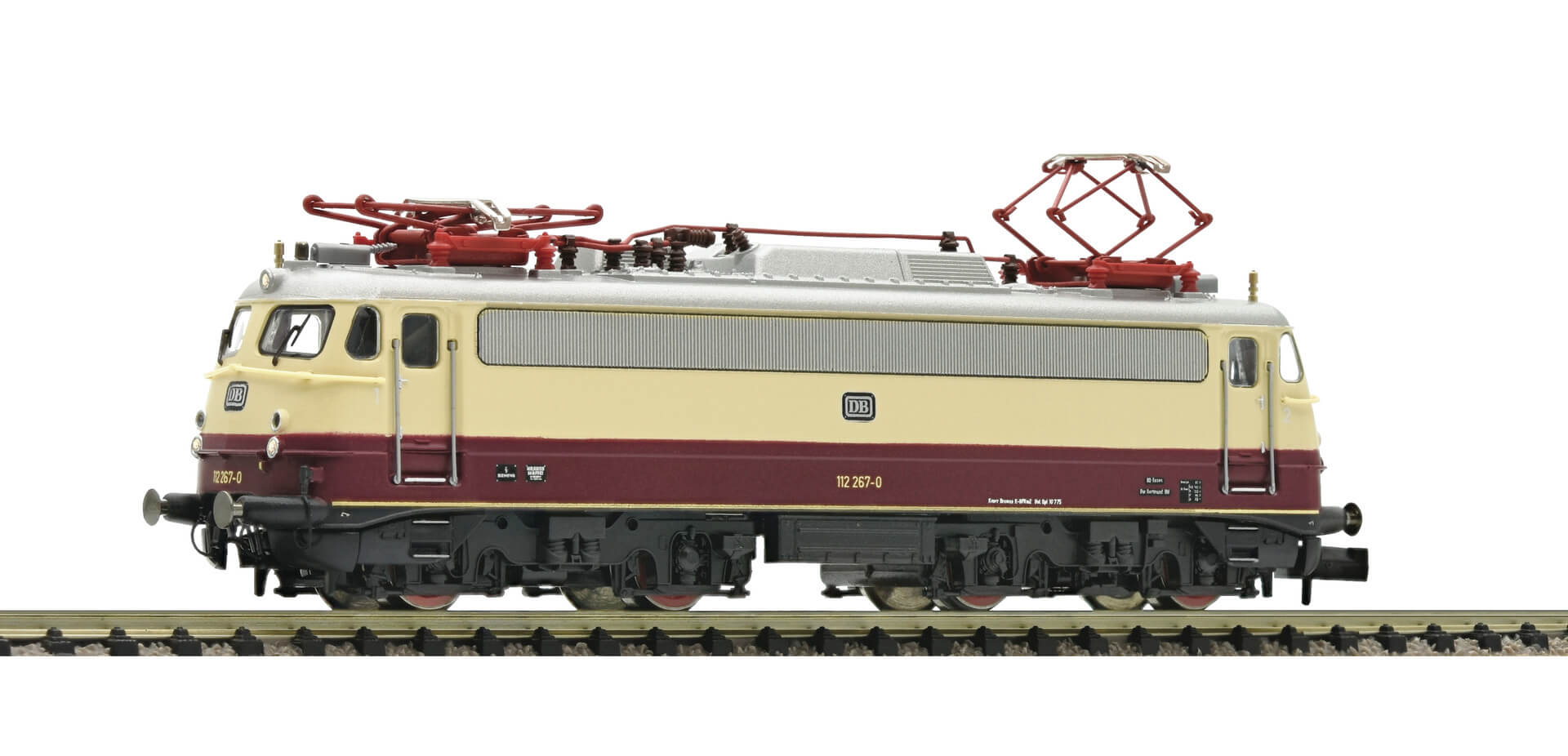 FLEISCHMANN 733810 Spur N Elektrolokomotive BR 112 der DB im TEE-Farbdesign