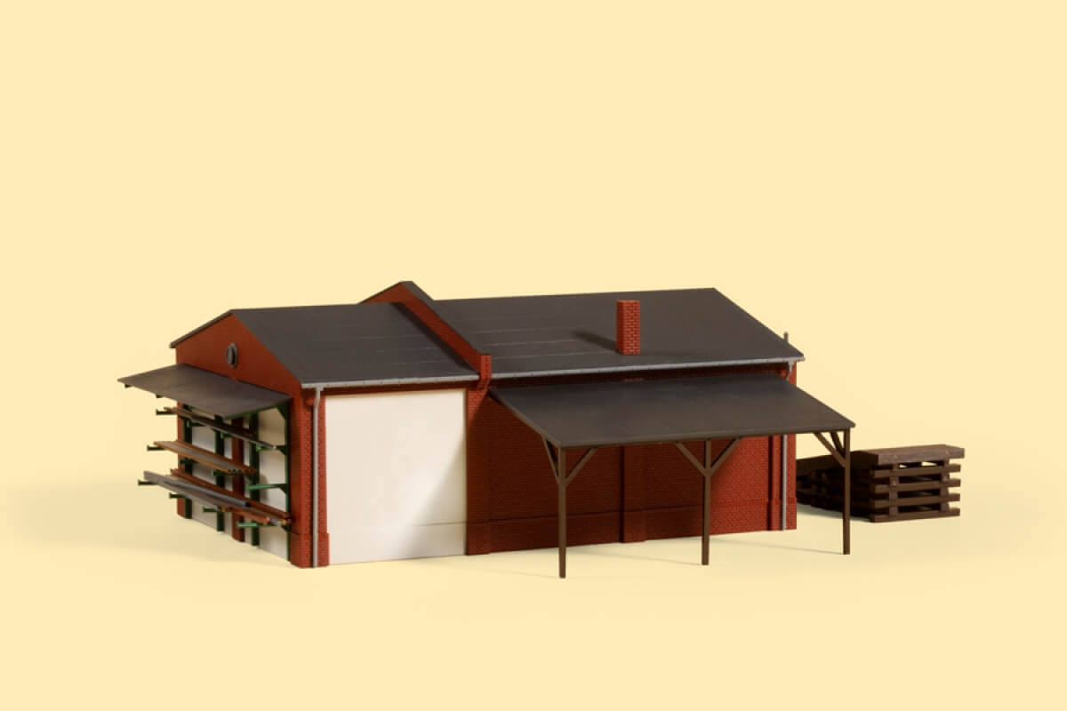 Auhagen 11462 Bahnmeisterei mit Rampe