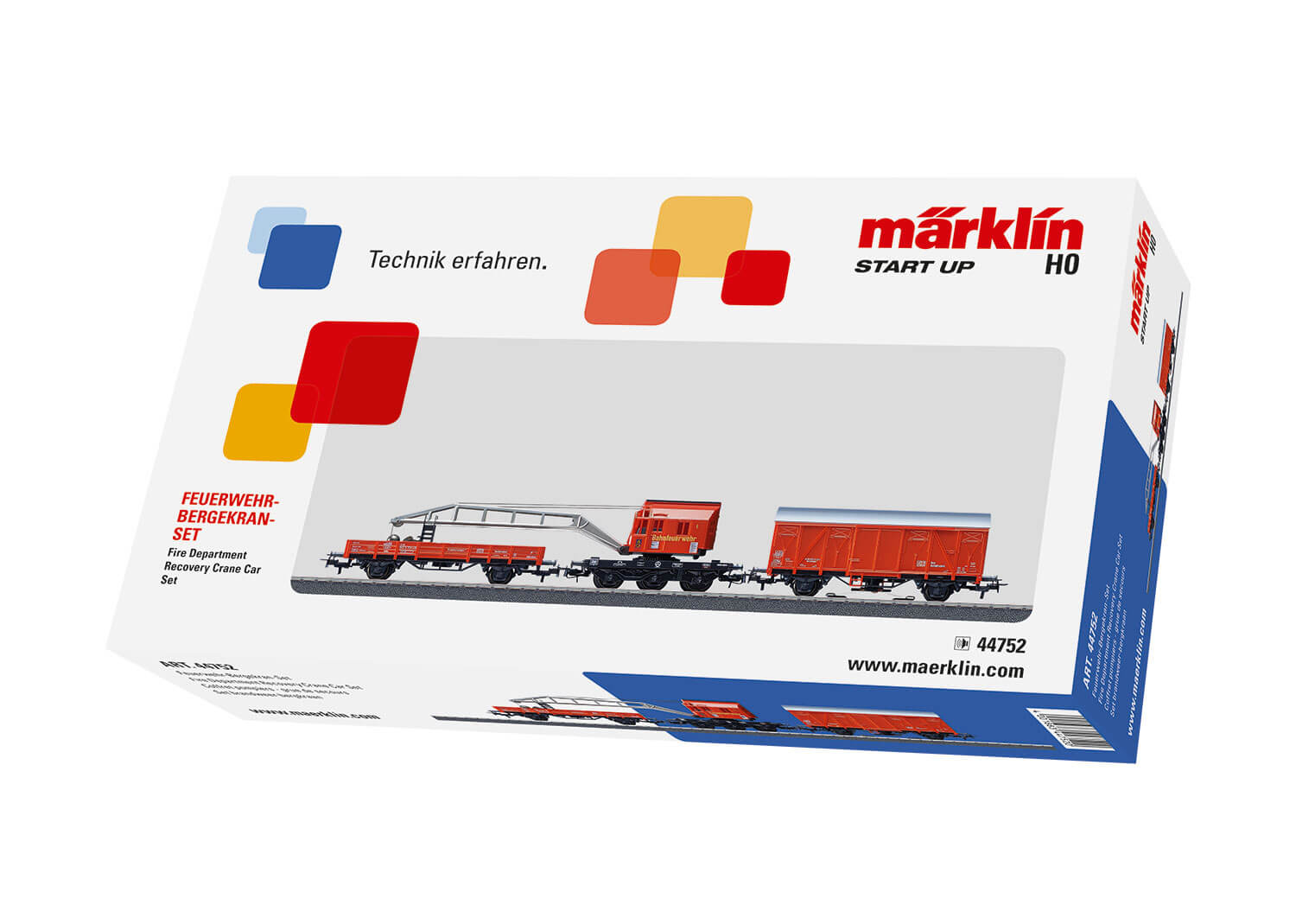 Märklin 44752 Feuerwehr-Bergekran-Set SOUND Märklin Start up