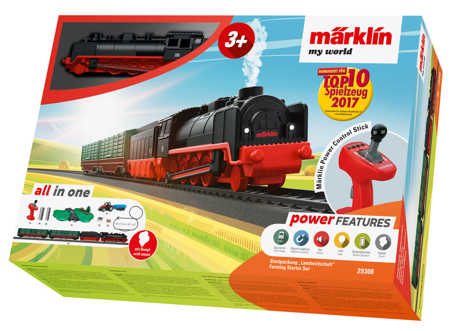 Märklin 29308 Märklin my world - Startpackung Landwirtschaft mir dampfender Lok