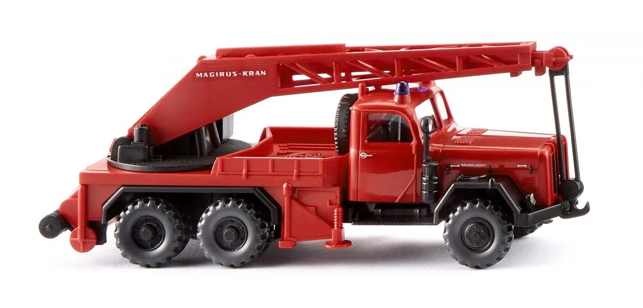 Wiking 086149 Magirus Uranus Kranwagen KW 15, Feuerwehr