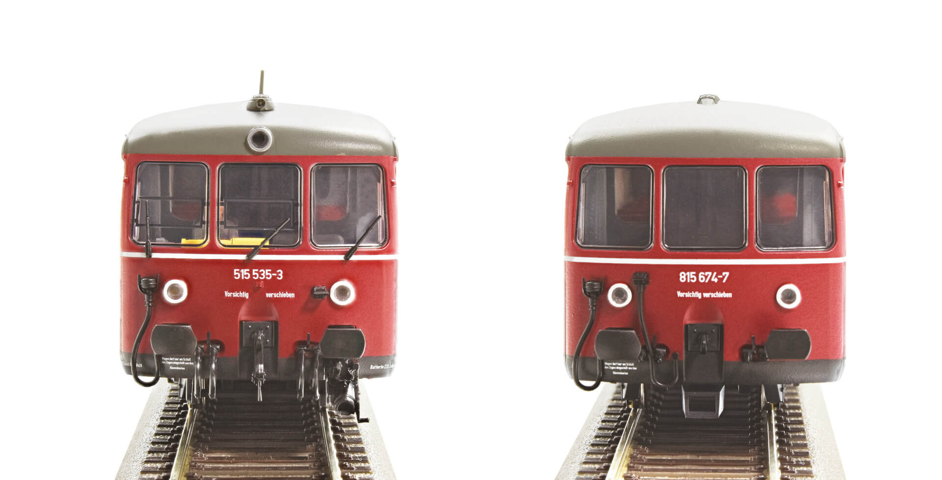 Roco 72080 H0 Akkutriebwagen BR 515 mit Steuerwagen der DB