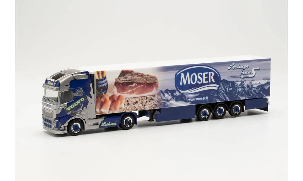 Herpa 315074 Volvo FH Gl. XL Kühlkoffer-Sattelzug Lechner Trans