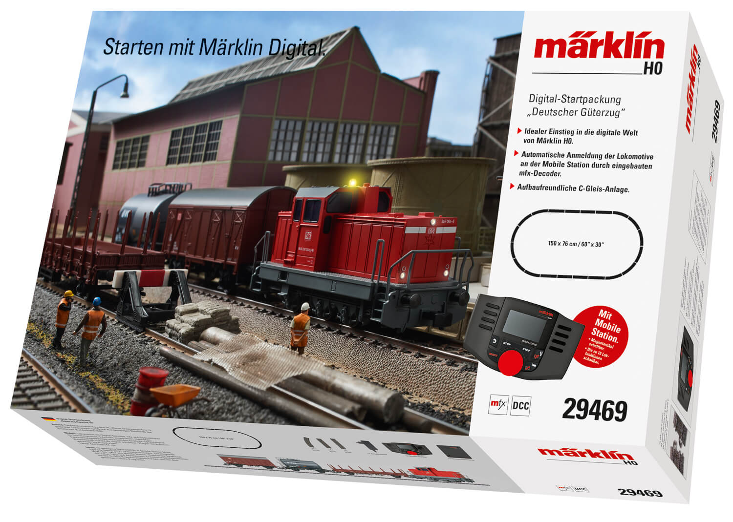 Märklin H0 29469 Digital Starpackung Moderner Rangierbetrieb DB AG
