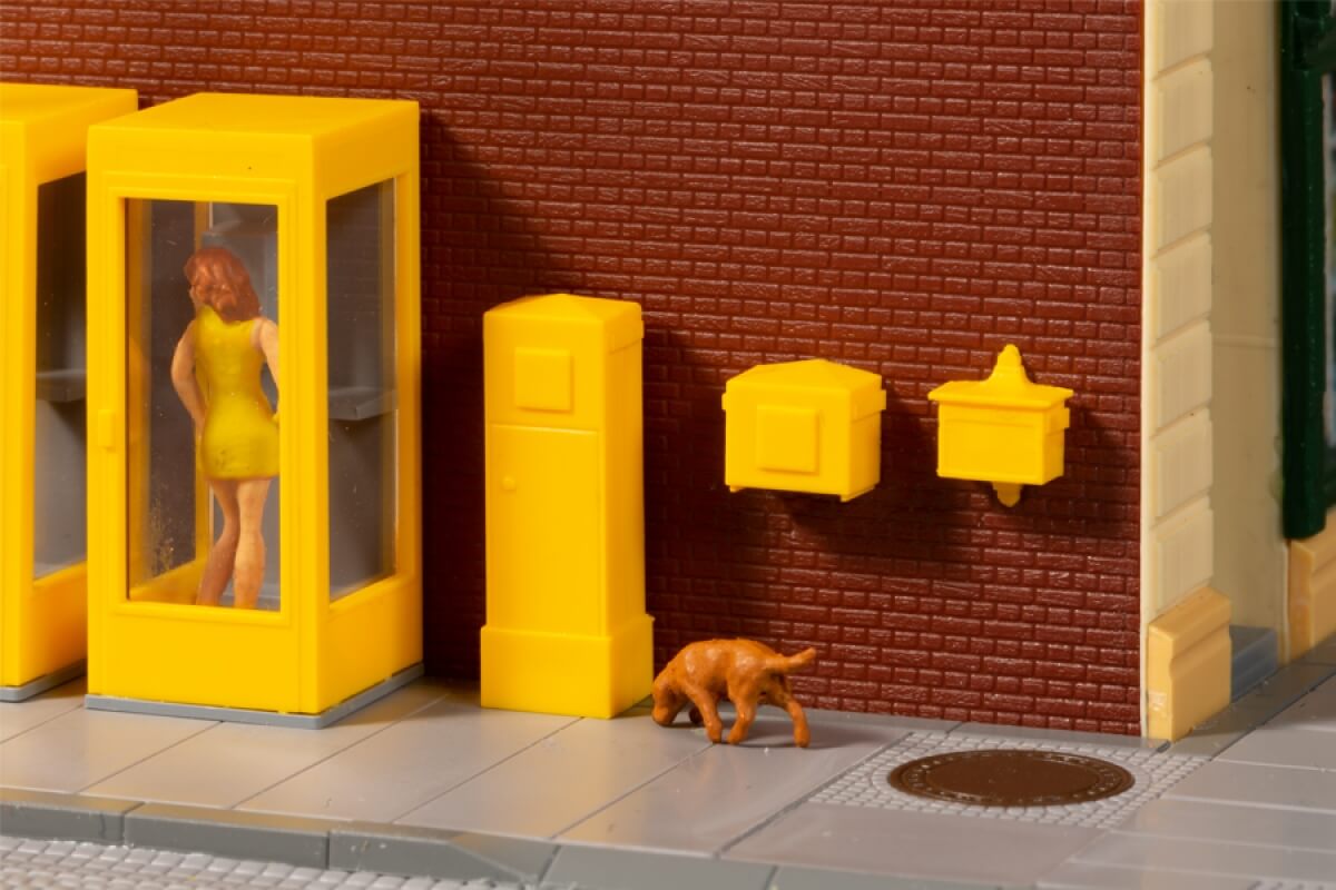 Auhagen 41662 H0 Telefonzellen und Briefkästen