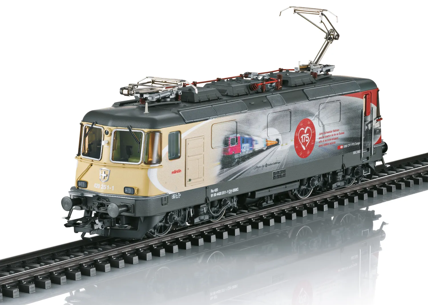 Märklin 37875 Elektrolokomotive Re 420 SBB 175 Jahre Schweizer Bahnen