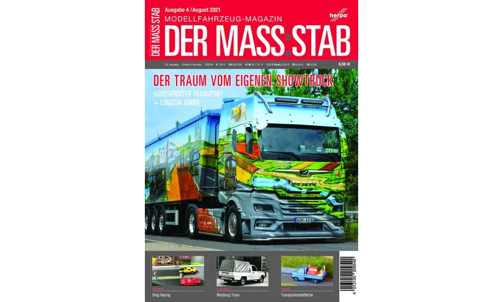 Herpa 209540 DER MASS:STAB 04/2021 Das Herpa Modellfahrzeug Magazin
