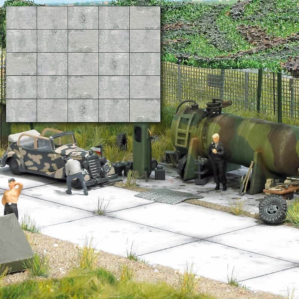 BUSCH 7412 H0 Betonplatten