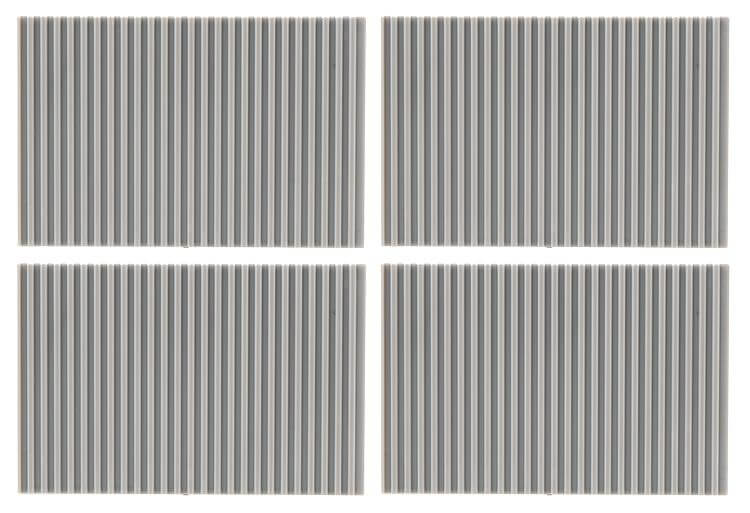 Faller 180887 H0 4 Dachelemente, Goldbeck zur kreativen Erweiterung der Industriehalle Goldbeck