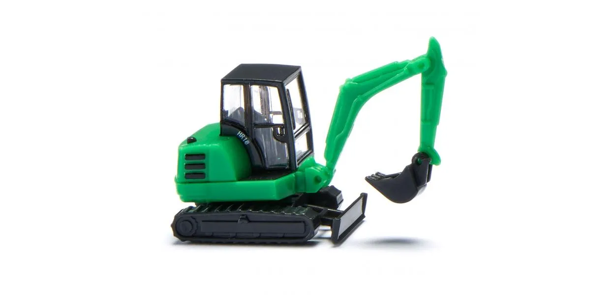 Wiking 094608 Mini-Bagger HR 18 grün
