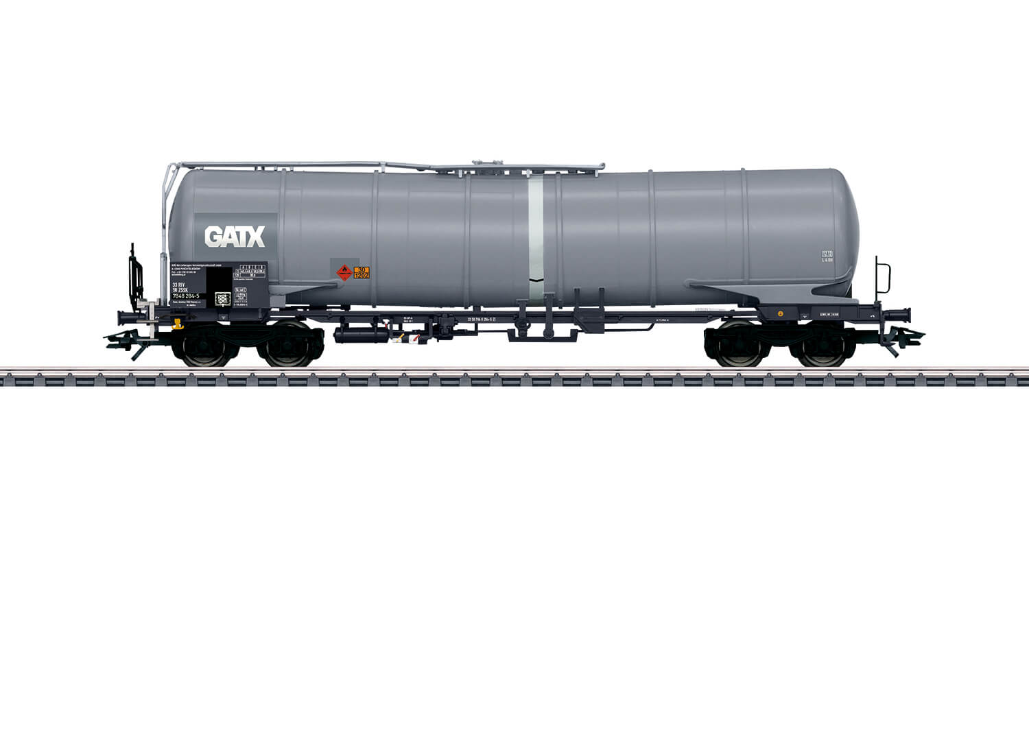 Märklin 47542 H0 Kesselwagen 95 m³ Zans der KVG mit GATX Werbung