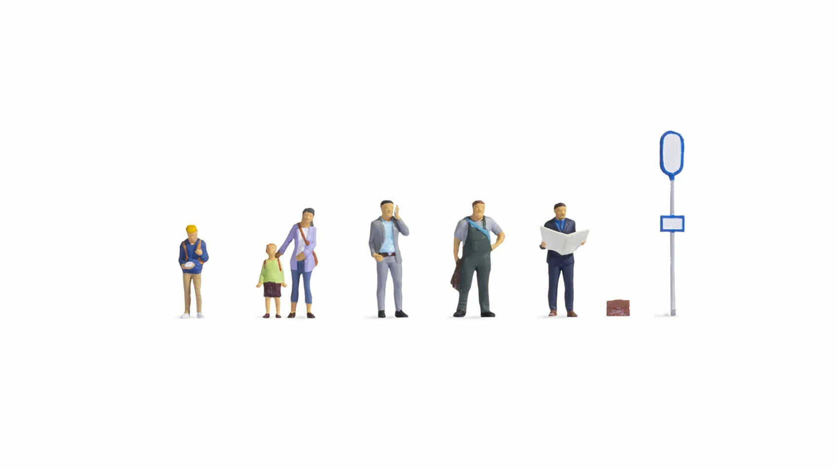 NOCH 15246 An der Bushaltestelle 