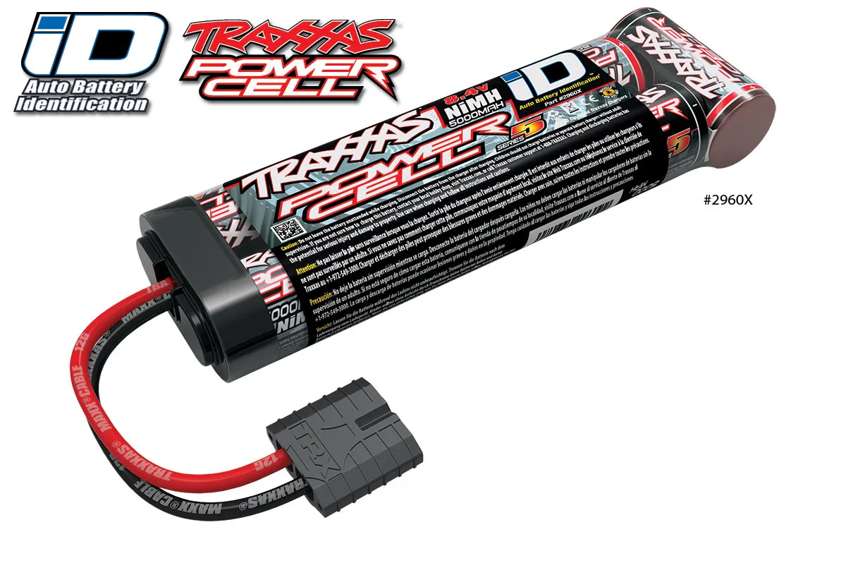 TRAXXAS® 2960X iD™ Akku, Series 5 Power Cell, 5000mAh (NiMH, 7-C flach, 8,4V) 