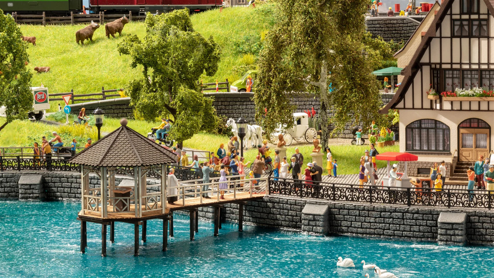 NOCH 14264 Event-Pavillon Fischersteg