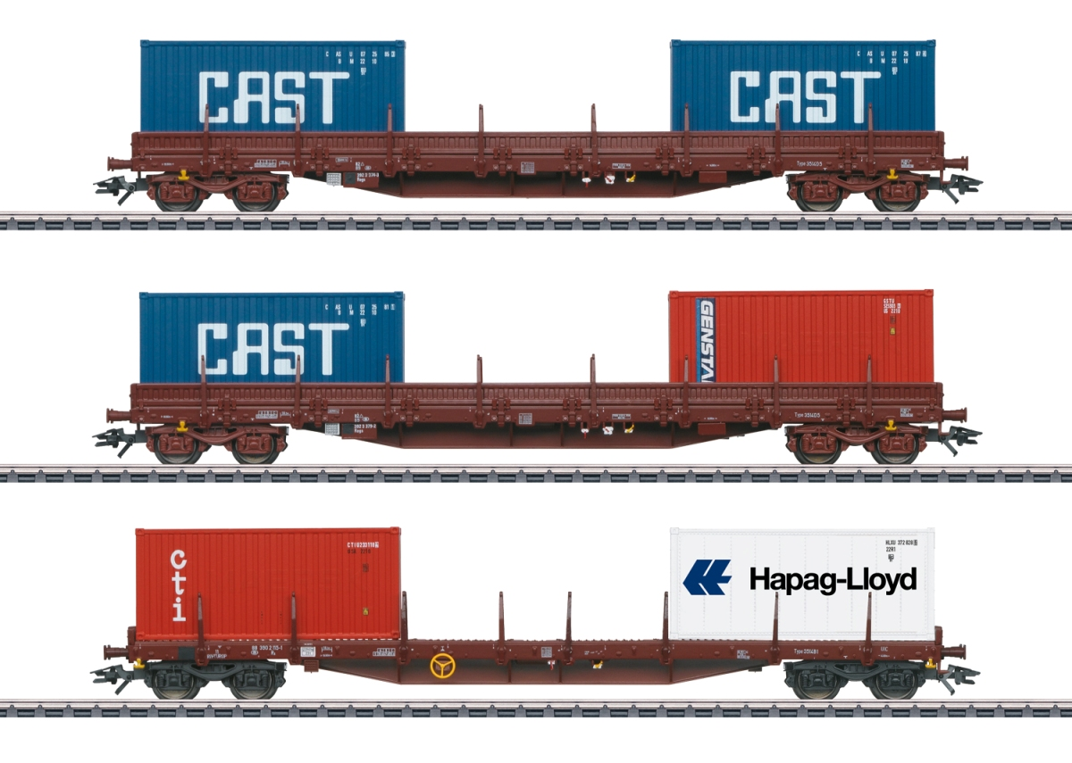 Märklin 47119 Containerwagen-Set SNCB NMBS