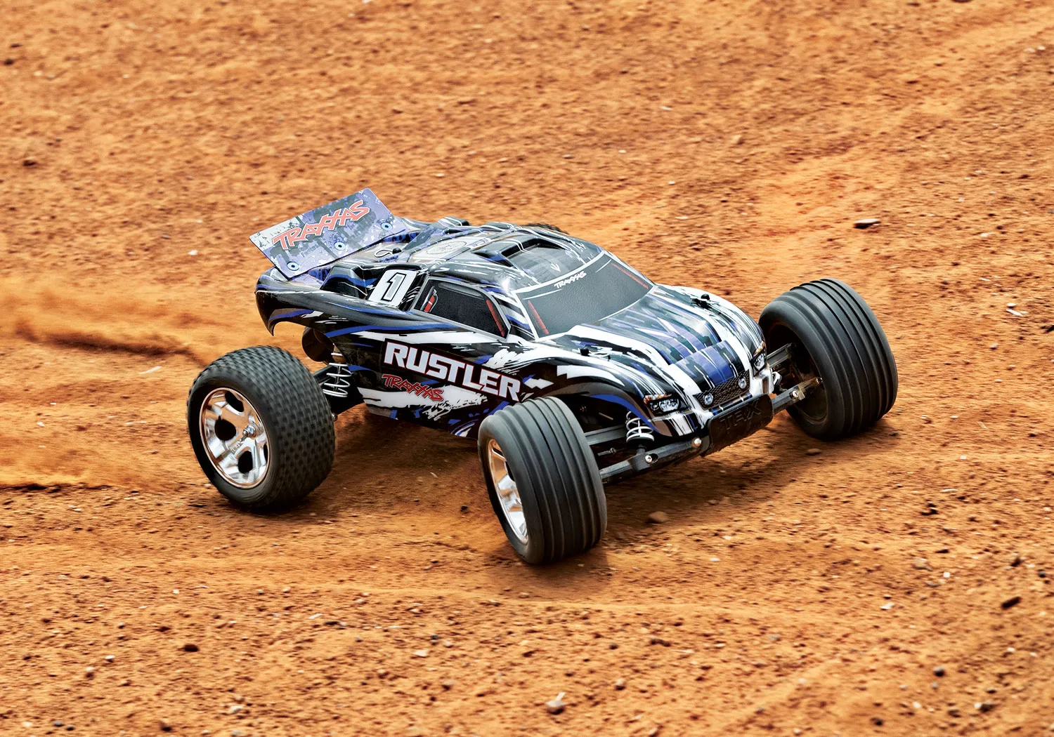 TRAXXAS® 37054-1BLUEX Rustler XL-5® blau