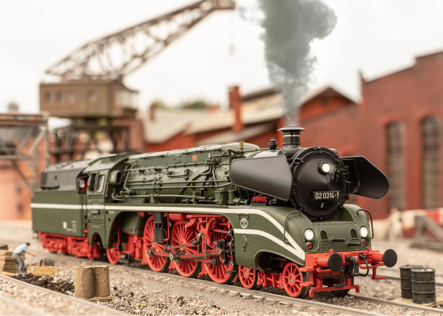 Trix 25027 H0 Dampflokomotive Baureihe 02 DR