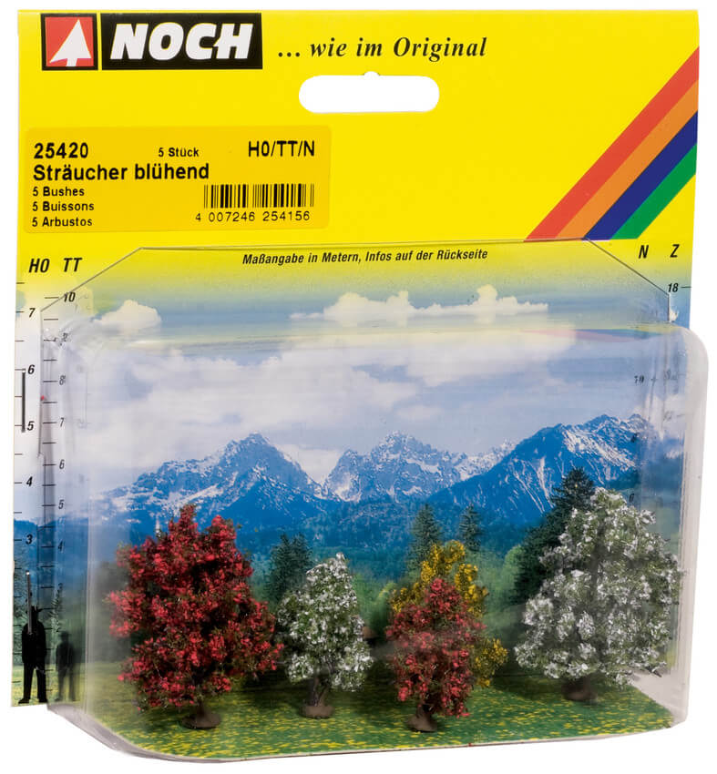 NOCH 25420 Sträucher, blühend