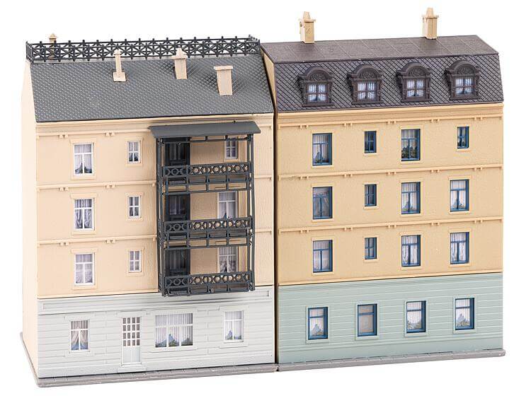 Faller 232379 Spur N Stadthäuser mit Elektrofachgeschäft