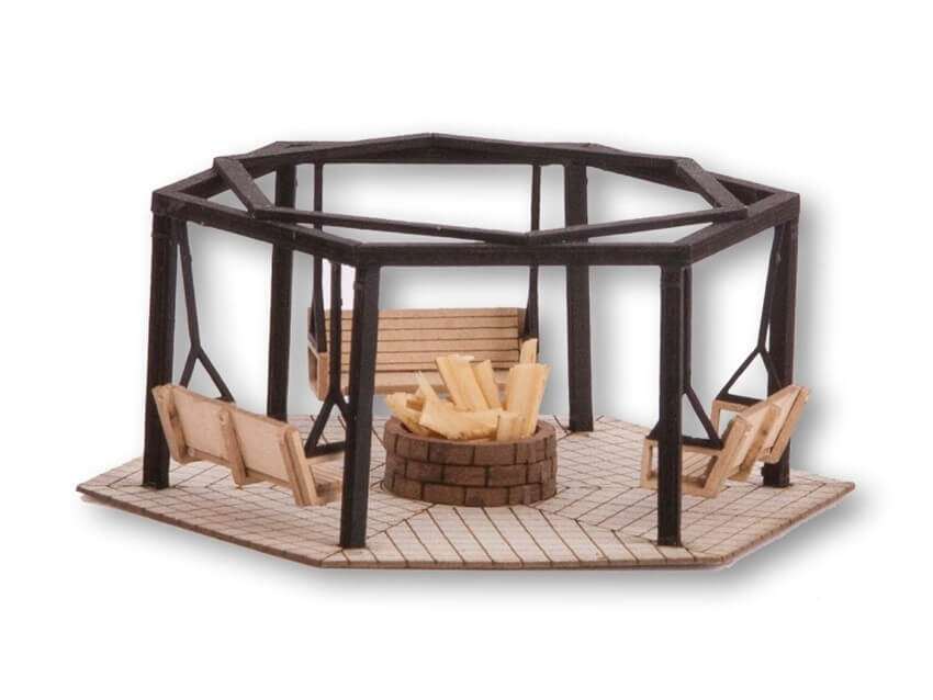 NOCH 14369 Grillplatz mit Schaukeln